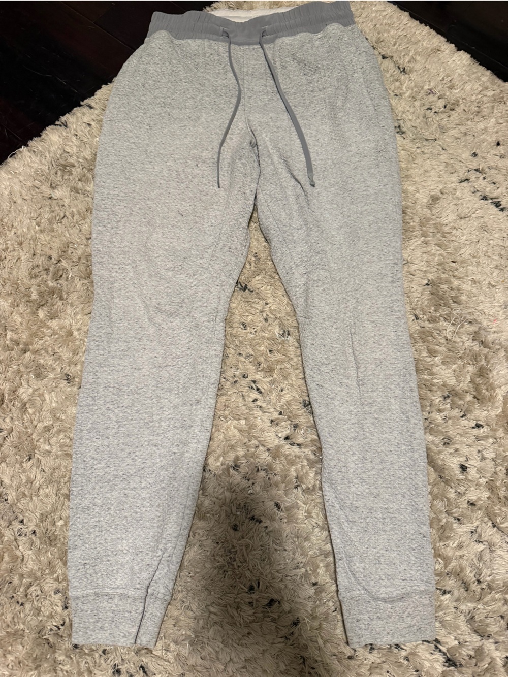 Lululemon Heather Gray Sweats with Subtle Logo